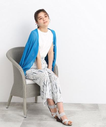 休闲松紧腰凉凉裤阔腿裤