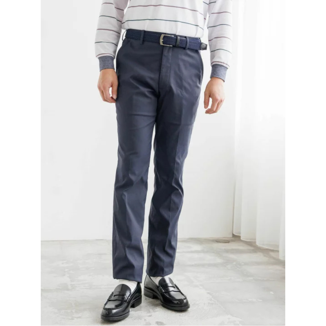 休闲商务百搭金属扣西装裤休闲