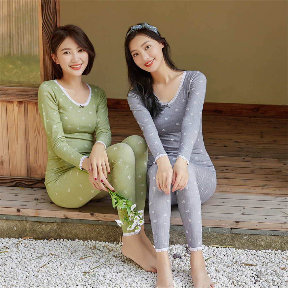 亲肤舒适保暖精梳棉秋衣秋裤