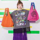 日单品牌时尚 洋气大容量双面空气感菠萝泡芙包手提包挎包女28423