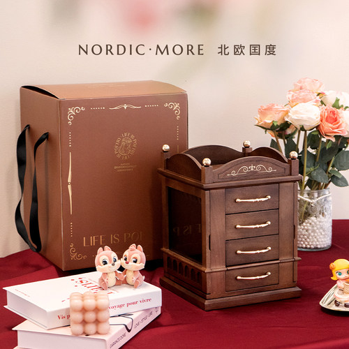 新婚礼物实木质首饰盒结婚礼物