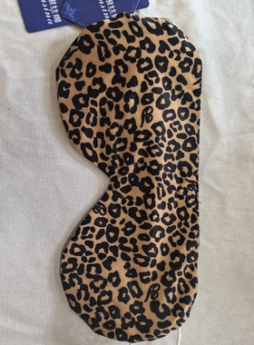 银纤维眼罩豹纹预防近视眼,缓解疲劳淡化眼睛细纹,可调节男女通用