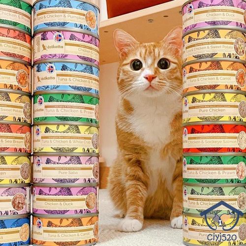 港购 Astkatta 冰岛-(低磷低脂)猫粮猫罐头罐 (多功能) 40~170g