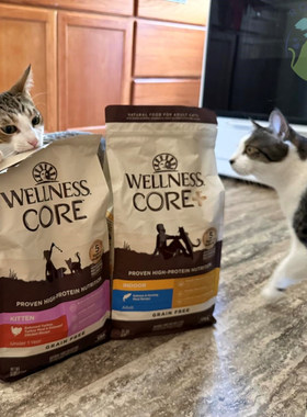港购美国wellness core宠物猫主食粮猫幼猫孕猫无谷物高蛋白5磅