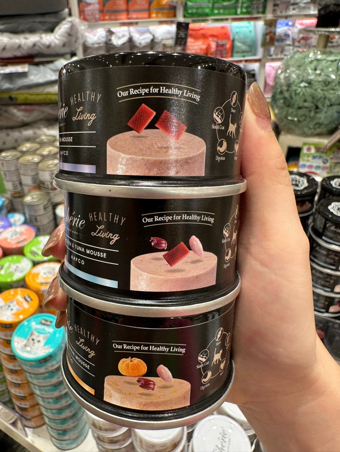 港购 台湾Cherie經典慕絲貓主食罐(雞肉+南瓜)80g,宠物/宠物食品及用品,猫全价湿粮/主食罐,淘宝优惠券,粉丝福利购,淘宝优惠卷