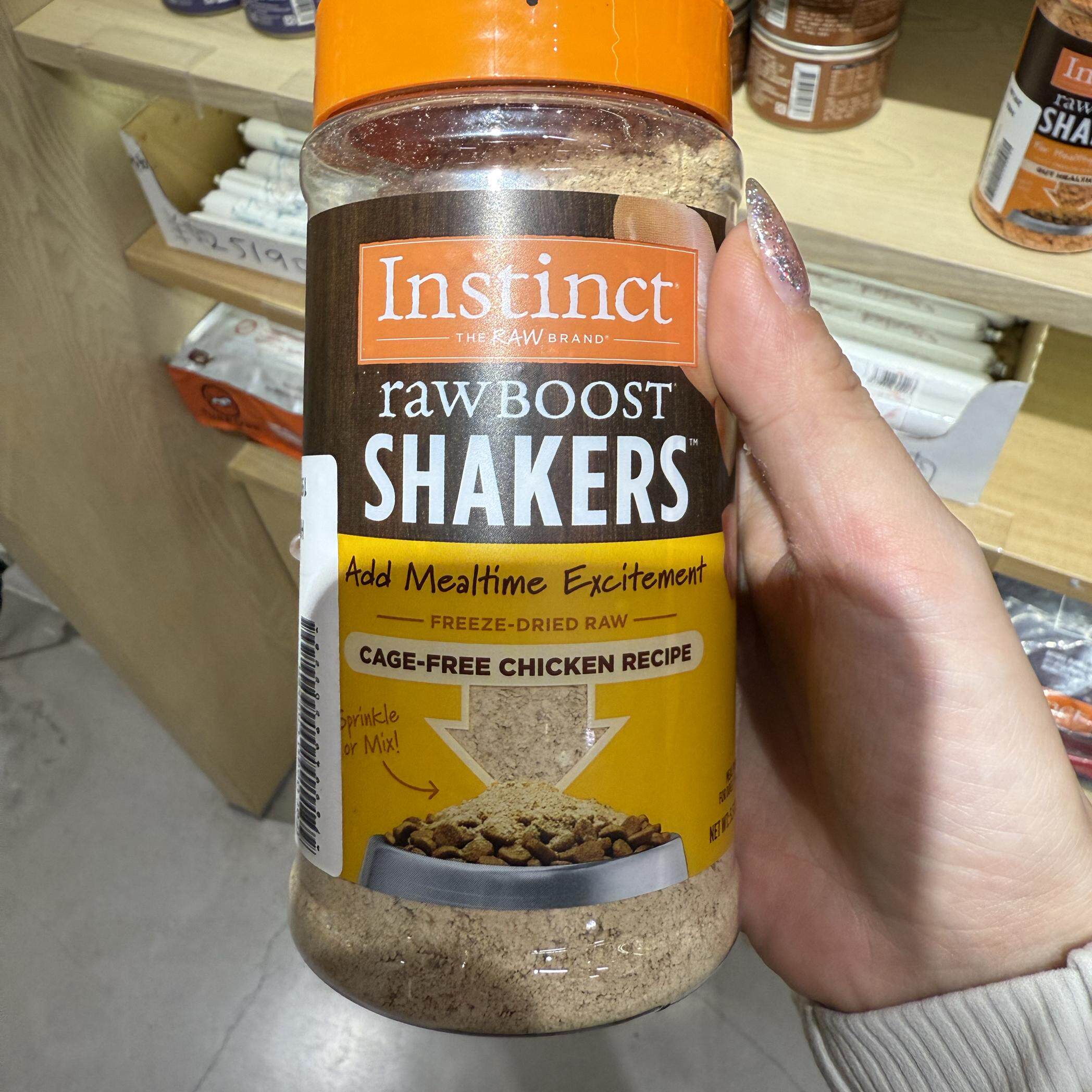 港购美国Instinct Raw Boost Shakers百利冻干鸡肉牛肉南瓜伴粮粉