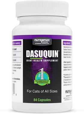 美国 Nutramax Dasuquin达仕健猫关节COSEQUIN加强版折耳老年84粒