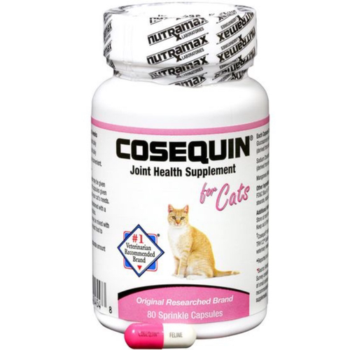 27年期港购 美国COSEQUIN康仕健折耳猫咪关节保健软骨素胶囊80颗