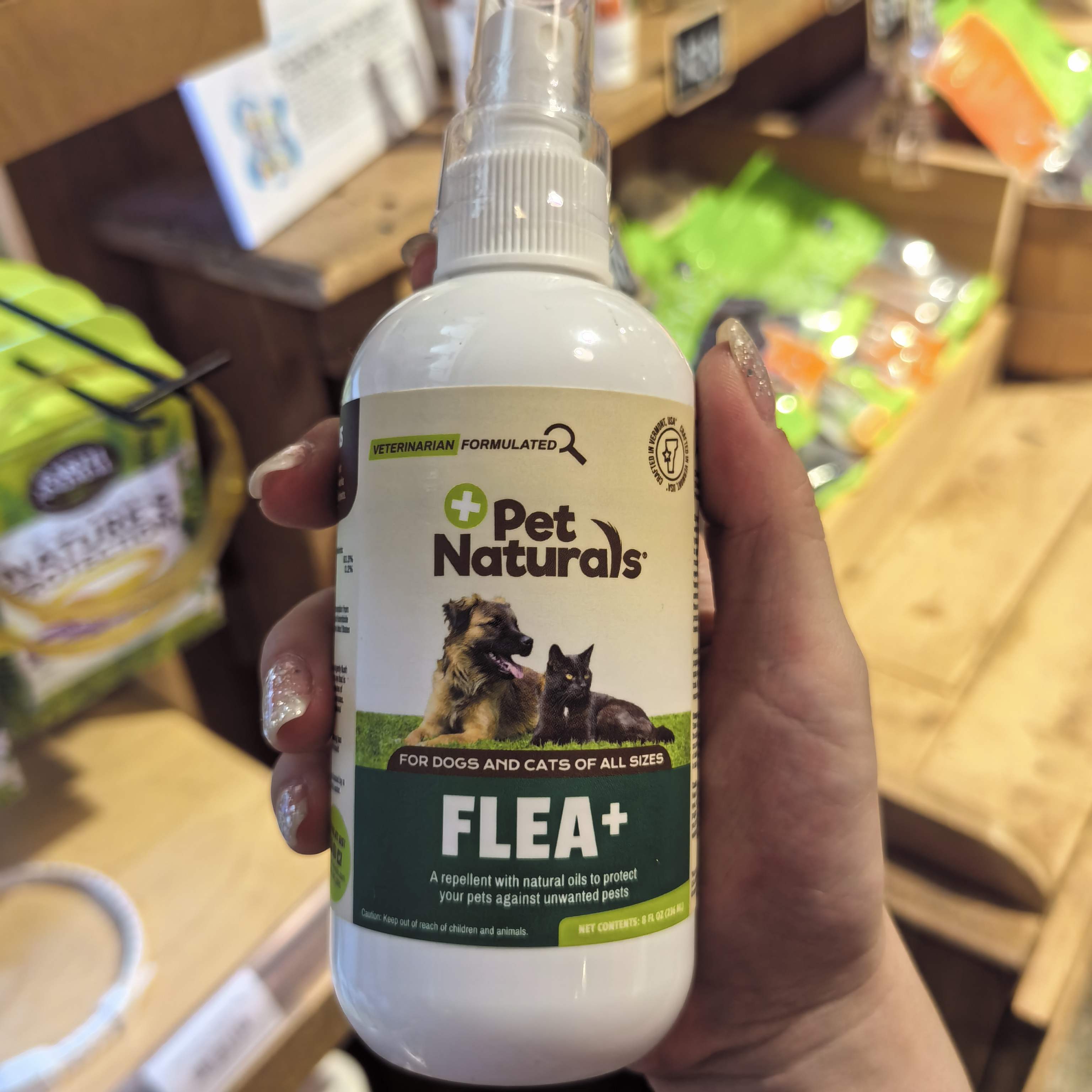 港购 美国Pet Naturals Of Vermont貓殺蚤除牛蜱噴霧236ml