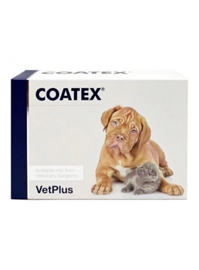 港购 英国宠特宝Coatex美肤宝深海鱼油胶囊 犬猫护肤减少掉毛