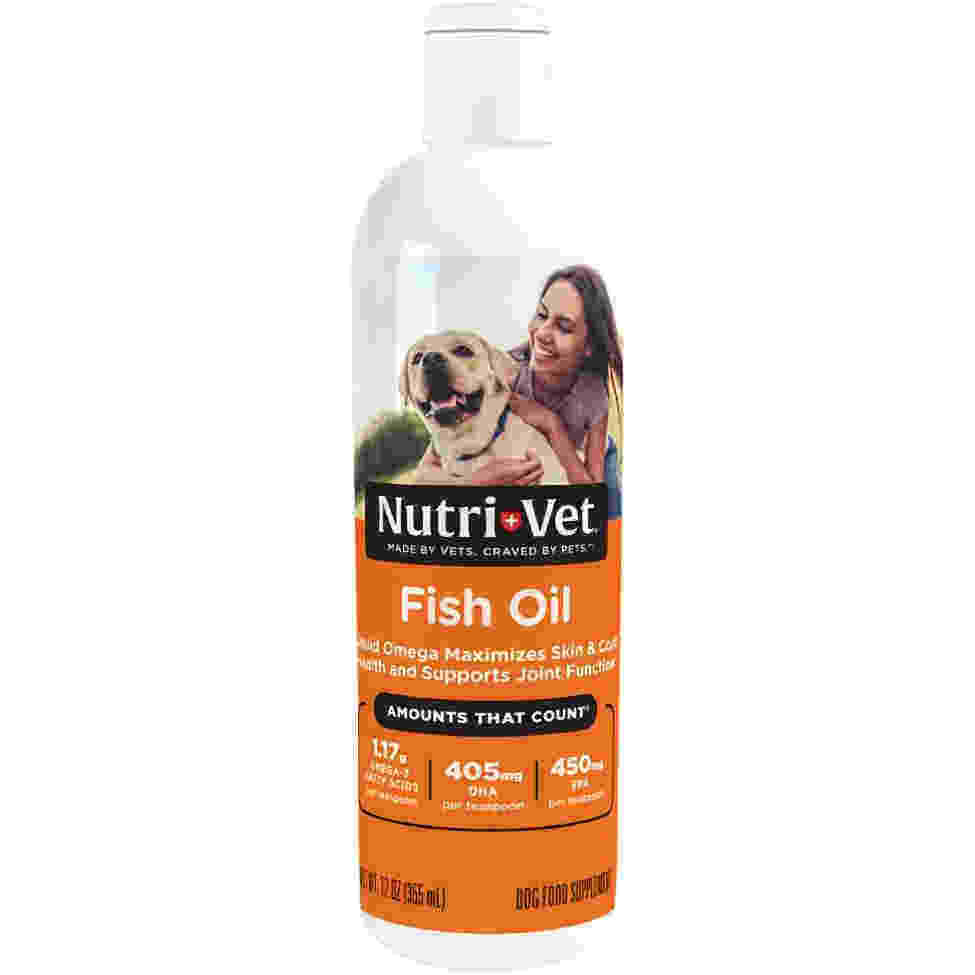 港购 美国 Nutri-Vet 冰岛鯡魚魚油 犬用355ml宠物犬用狗狗鱼油