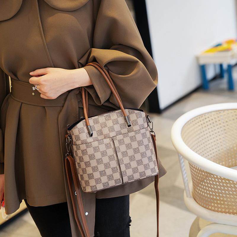 手提包女2025新款潮气质时尚单肩斜挎包大容量妈妈高级质感水桶包