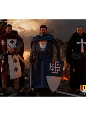 现货101TOYS天国王朝1/6巴利安 卫队长 医院骑士 战马 十字军兵人