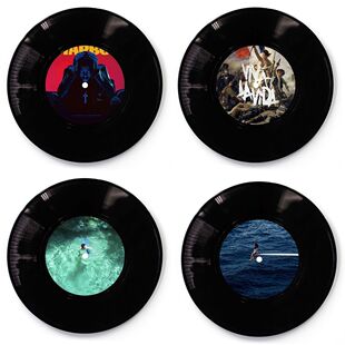 欧美风格复古仿真黑胶唱片家居背景装饰简约时尚摆件送礼周边礼物