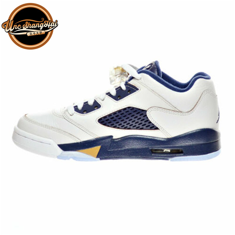 北卡 Air Jordan 5 Retro Low AJ5 GS 海军蓝球鞋 314338-135现货