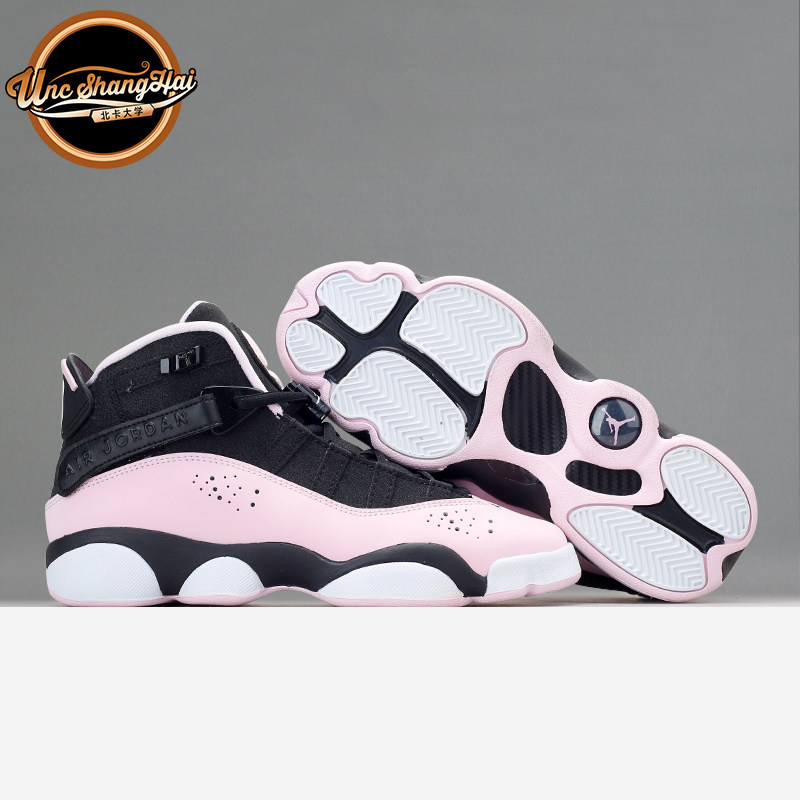 北卡大学 air jordan 6 rings aj6黑粉 少女粉 樱花粉 323399-006