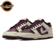 Nike 情人节低帮复古板鞋 Dunk 北卡大学 Low酒红 米粉 DR9705 100