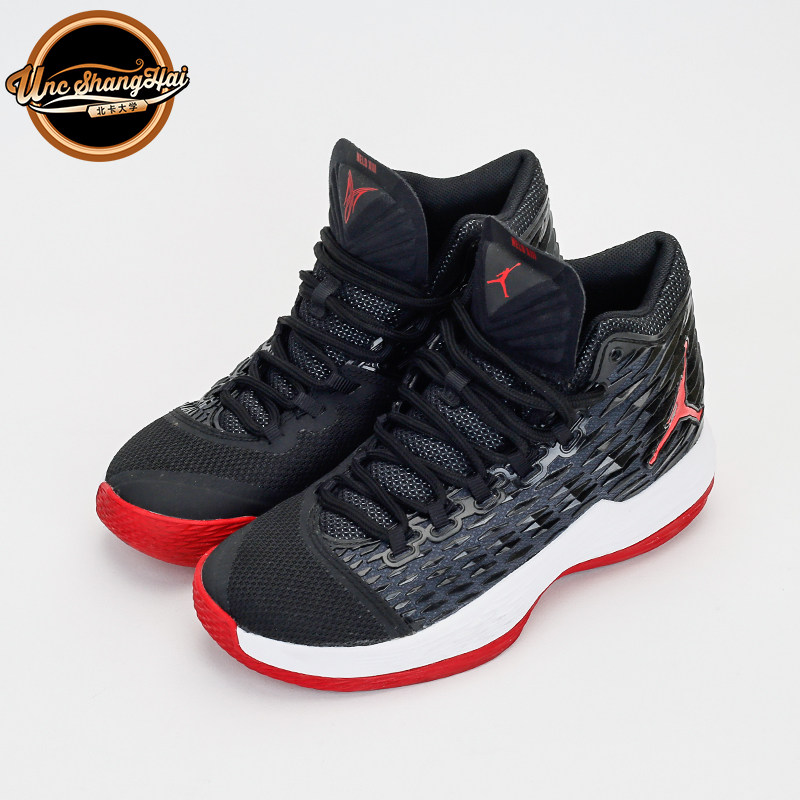 北卡大学 air jordan melo m13 gs 安东尼13 黑红 895951-002