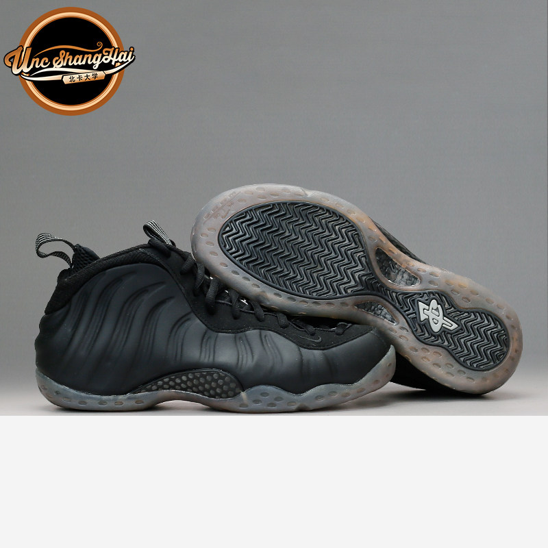 北卡大学 nike air foamposite one 黑喷 哈达威 314996-010