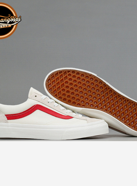 北卡大学 Vans vault og style 36 白红条 GD上脚 VN0A3DZ3OXS