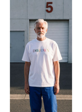 DOGTOWN 26SS RAINBOW彩虹LOGO双圈圆领短袖TEE短袖T恤