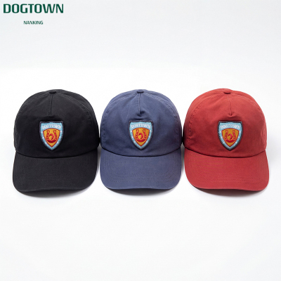 DOGTOWN 26SS HORSESHOE马蹄铁LOGO限定水洗百搭弯沿帽帽子