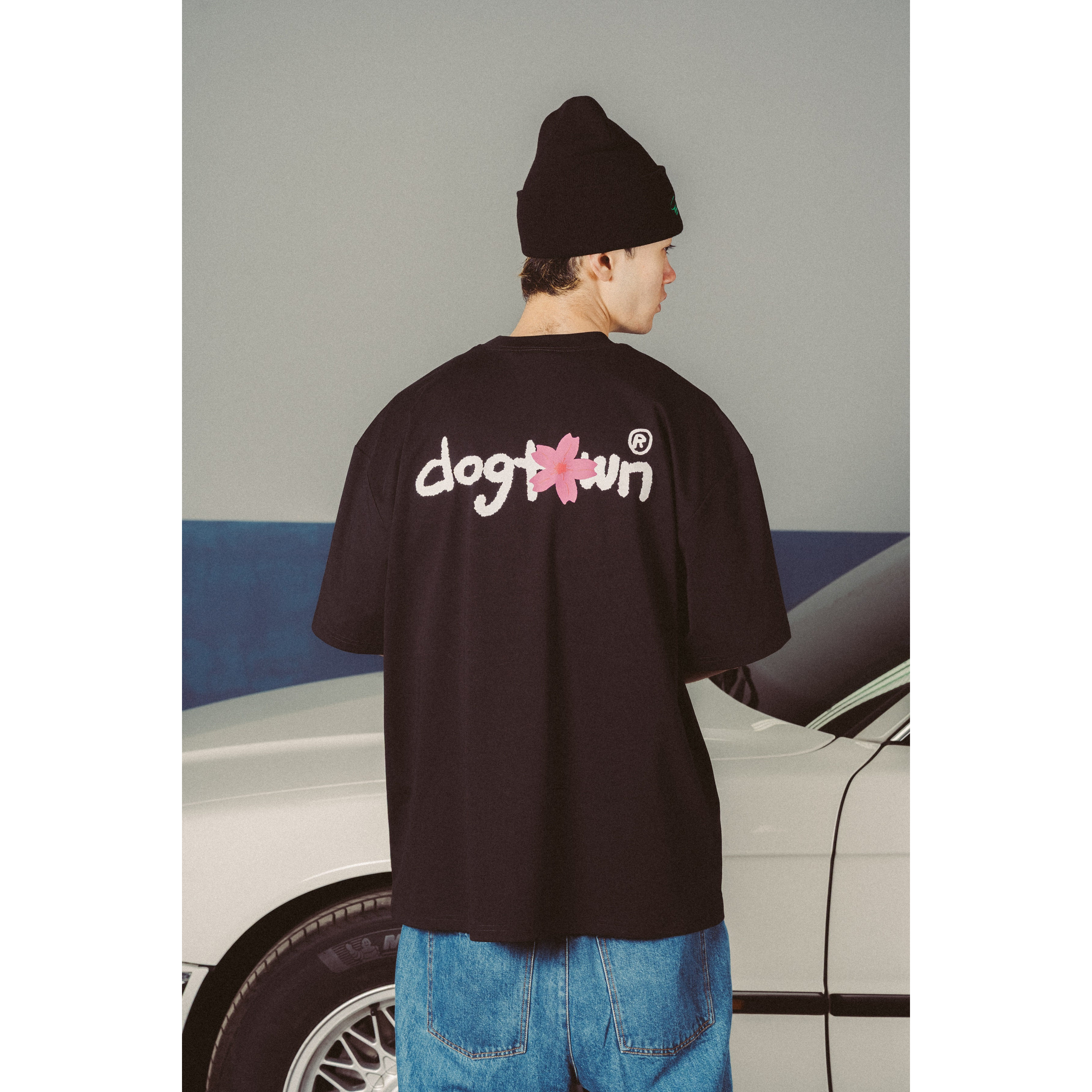 DOGTOWN 26SS花卉BOX系列樱花西红柿银杏LOGO短袖TEE百搭短袖T恤