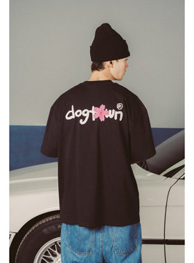 DOGTOWN 26SS花卉BOX系列樱花西红柿银杏LOGO短袖TEE百搭短袖T恤