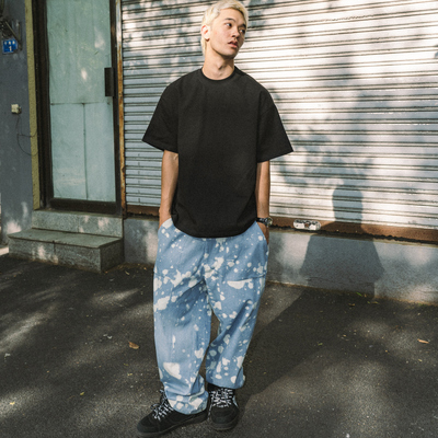 DOGTOWN CLEANFIT纯色光板全棉短袖TEE宽松百搭夏日短袖T恤