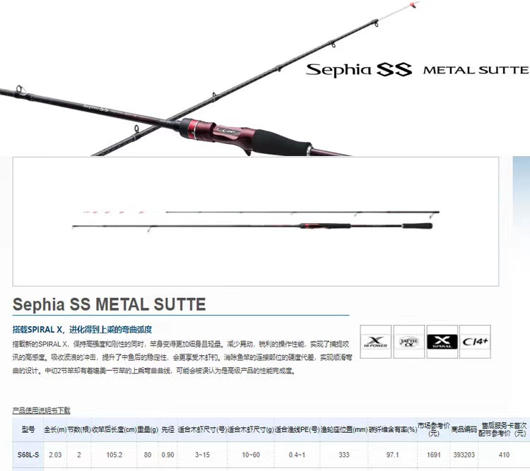 禧玛诺s906mh直柄路亚竿