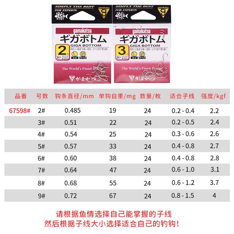 伽玛卡兹太轴重顽强日本原装进口鱼钩