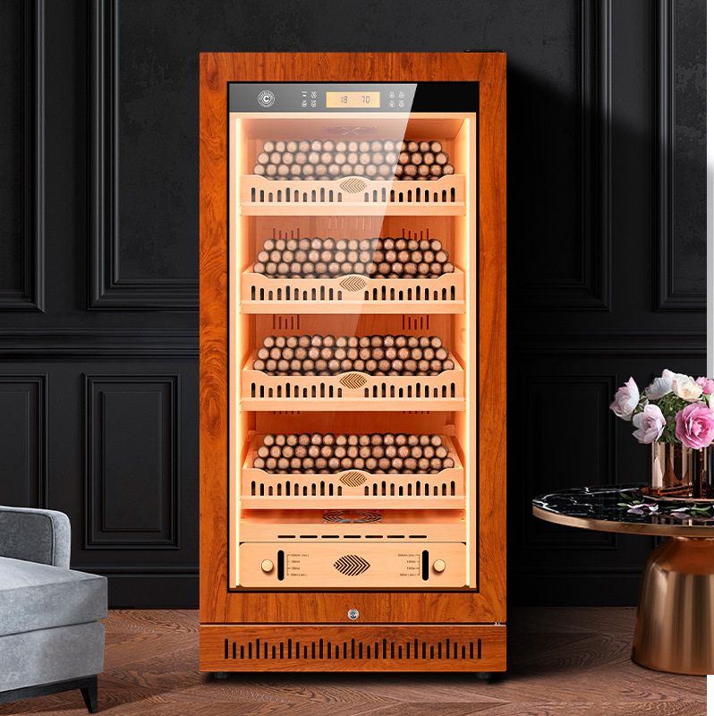 正品FUKE富客CL-80C1雪茄柜雪松木变频风冷无霜恒温恒湿雪茄烟柜