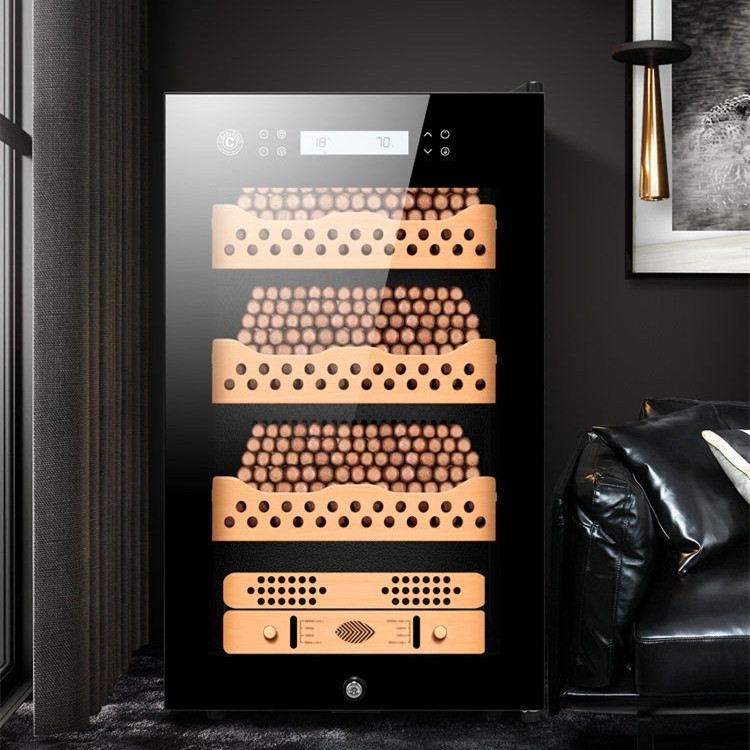 正品FUKE富客CL-28C2恒温恒湿雪松木变频节能压缩机雪茄柜红酒柜