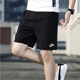 耐克Nike刺绣logo纯棉男子系带运动休闲短裤FQ4361-DX0767-FZ0217