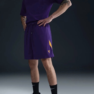 Nike 耐克 Kobe 科比Logo湖人紫金色男子速干篮球运动短裤 HJ8104