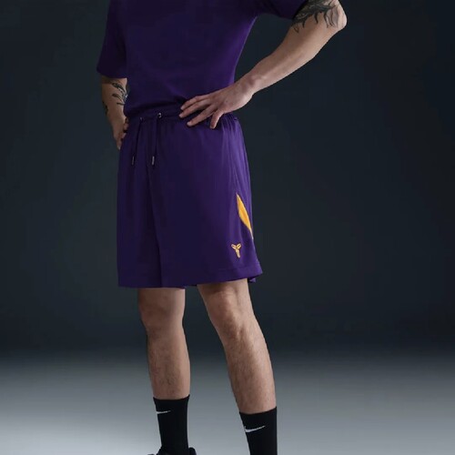 Nike 耐克 Kobe 科比Logo湖人紫金色男子速干篮球运动短裤 HJ8104