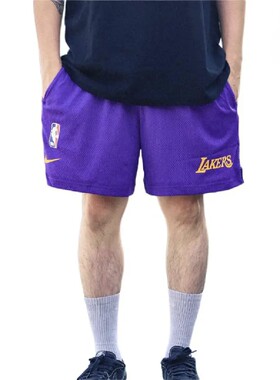 Nike 耐克 Dri-Fit 男子NBA 洛杉矶湖人队 运动休闲短裤 FQ3394