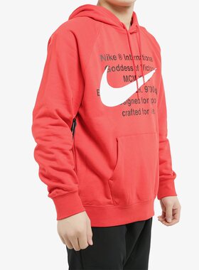 耐克nike男子swoosh套头连帽衫
