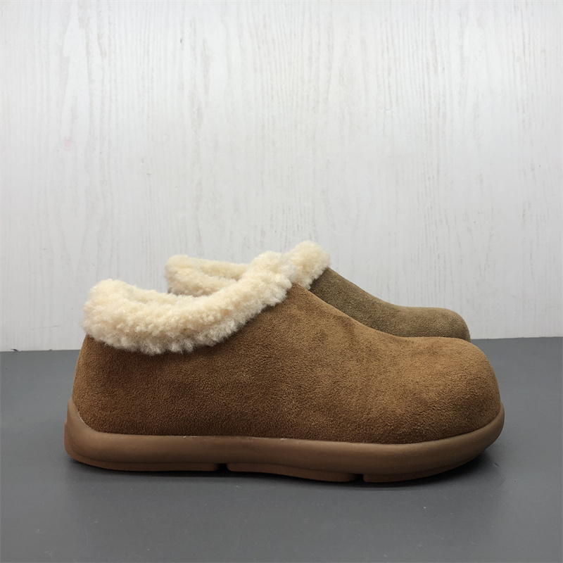 工厂新款断码女鞋冬季绒面舒适圆头平底户外防滑绒面保暖雪地靴