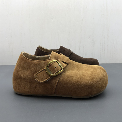 工厂断码女鞋冬季新款勃肯鞋日常休闲舒适圆头内增高保暖女棉鞋