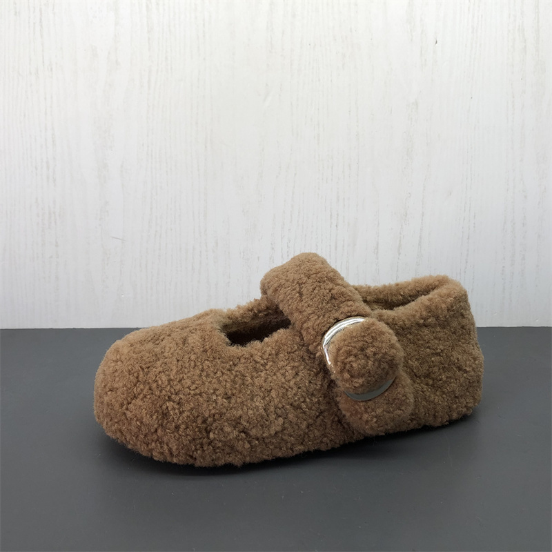 工厂断码女鞋冬季新款日常甜美休闲舒适圆头内增高加绒保暖女棉鞋