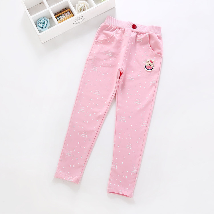 小熊儿童女童休闲防蚊裤