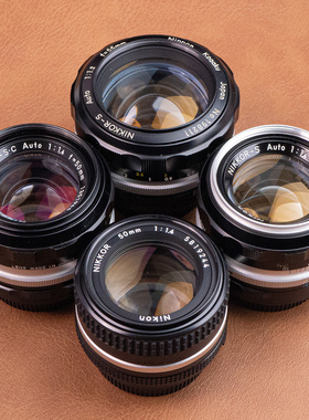 尼康 Nikon 50mm F1.4 1.8 1.2 2 AIS AI AUTO 标准全幅手动镜头