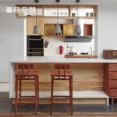 蘑菇空间|空间设计整体场景设计工装家装店铺餐厅3D模型cad效果图