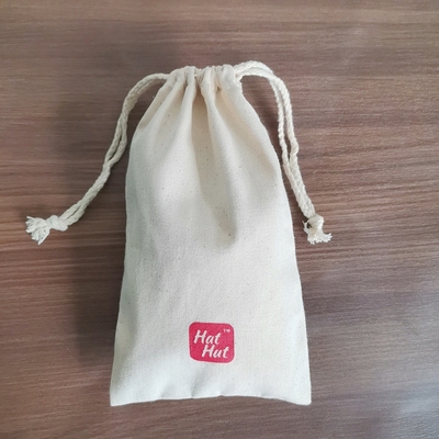 收口束口抽绳袋棉麻化妆品收纳