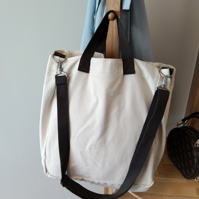 外贸大容量简约帆布包素雅大方加厚棉布托特包学生休闲便携收纳包,箱包皮具/热销女包/男包,时尚帆布包,淘宝优惠券,粉丝福利购,淘宝优惠卷