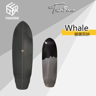 碳界碳纤维滑板陆地冲浪板初学者专业滑板陆冲板YOW成人slide板鲸