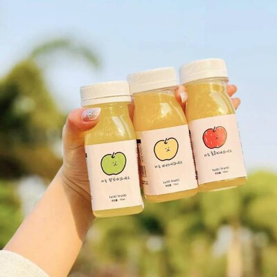 6瓶 TuttiFrutti苹果汁HPP红富士 维纳斯 王林天然100%果汁无添加