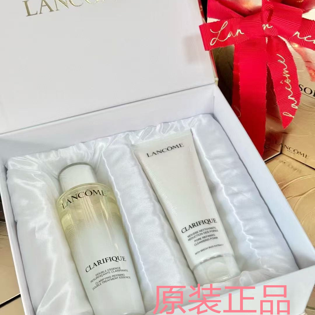 兰蔻极光水150ML+洁面125ML礼盒正品