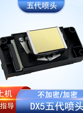 爱普生原装DX5五代F186/F158喷头UV弱溶剂不加密户外户内打印头
